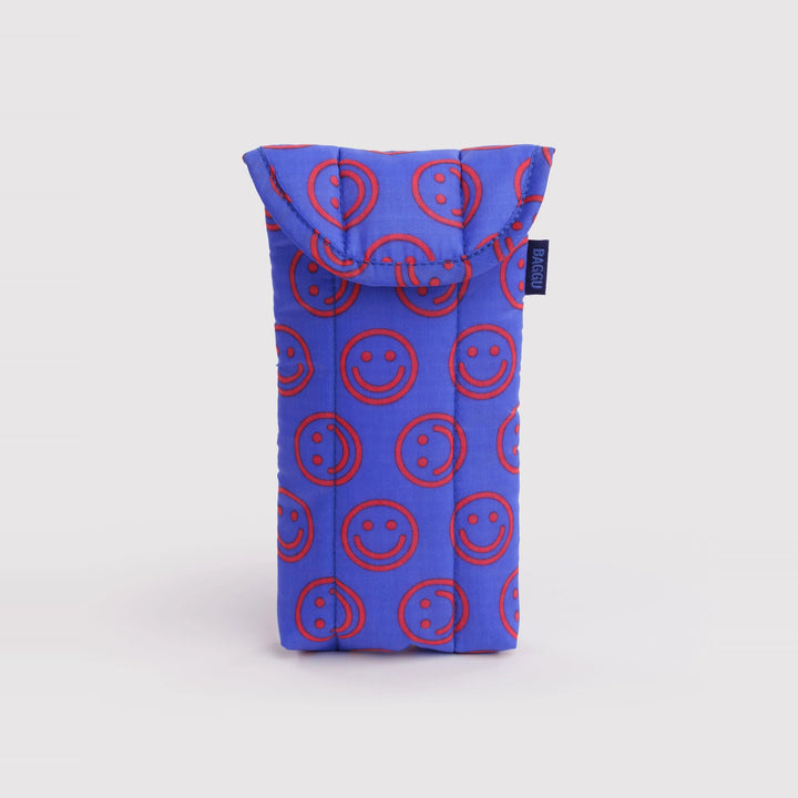 Puffy Glasses Sleeve Mini Cobalt Happy de Baggu – foto 1