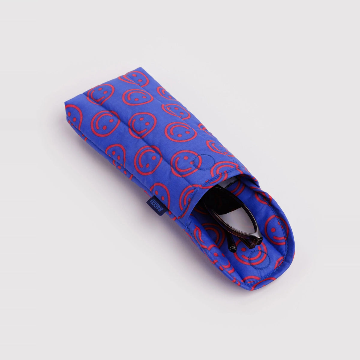 Puffy Glasses Sleeve Mini Cobalt Happy de Baggu – foto 2
