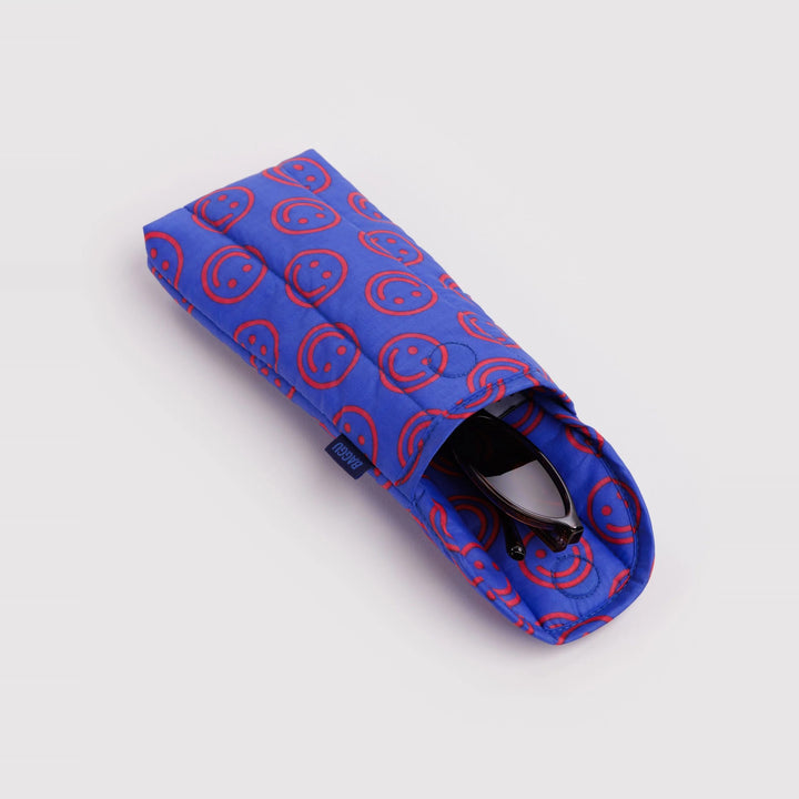 Puffy Glasses Sleeve Mini Cobalt Happy de Baggu – foto 2