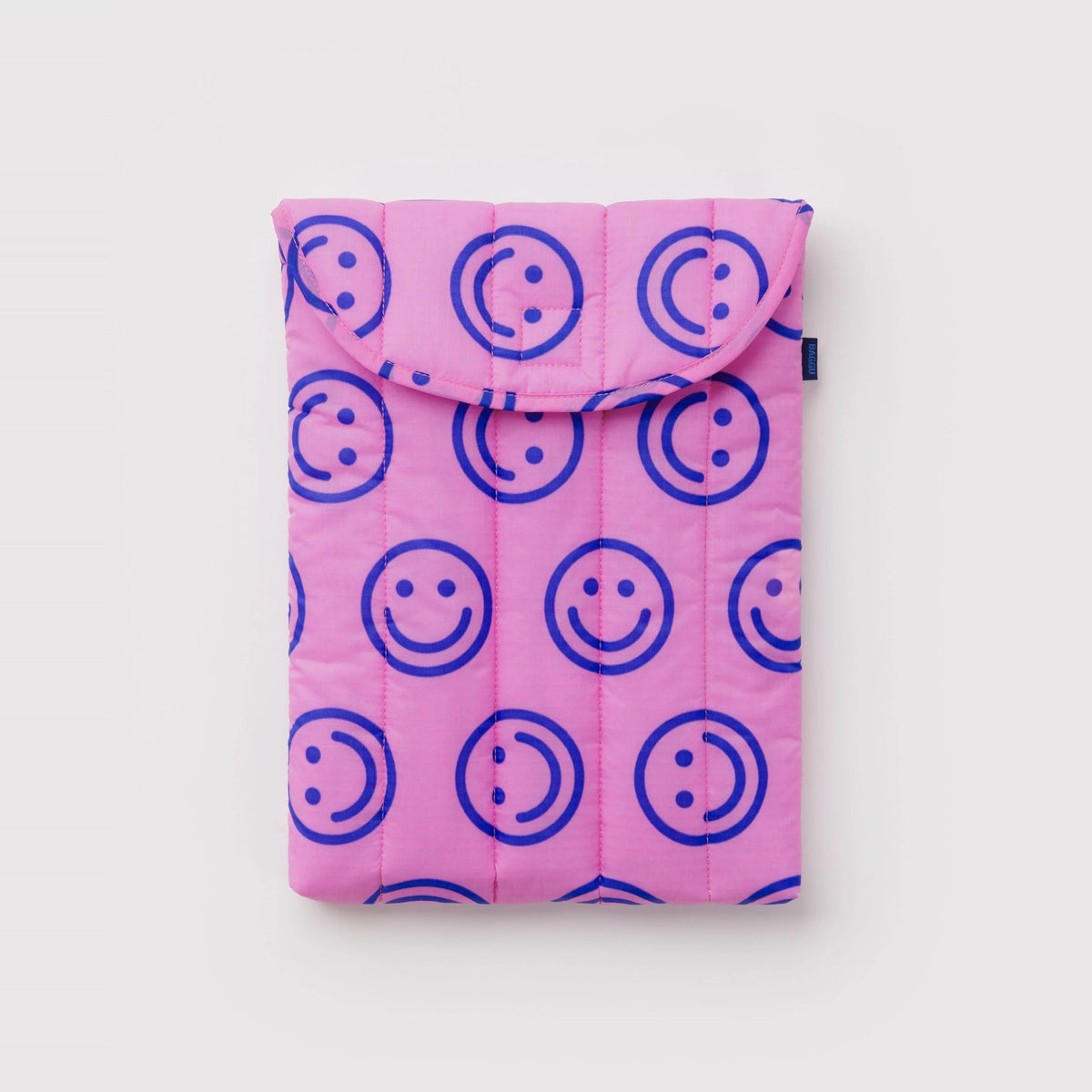Puffy Laptop Sleeve Pop Pink Happy de Baggu – foto 1