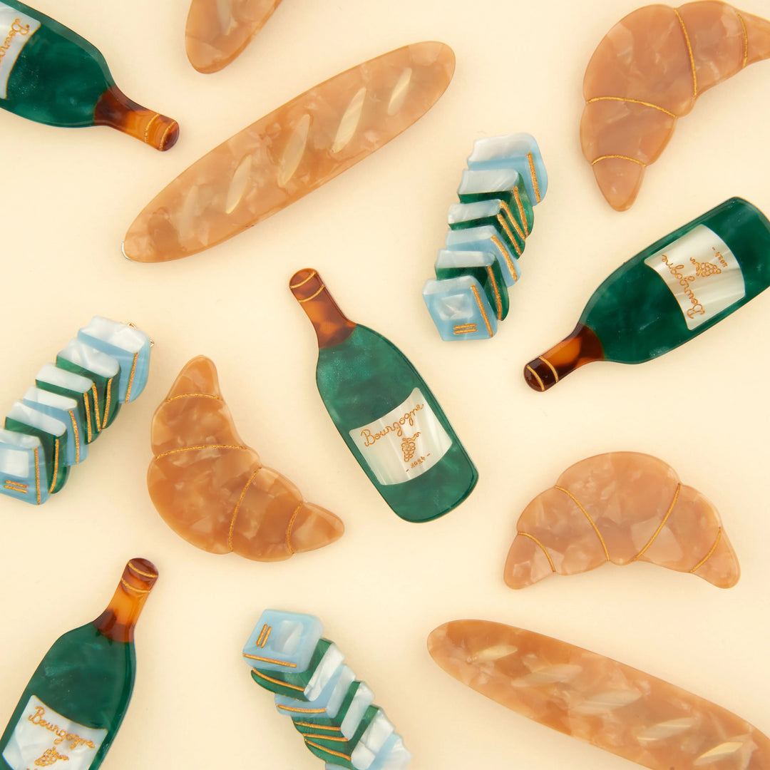 HAIR CLIP - Coucou Suzette, Green Ribbon