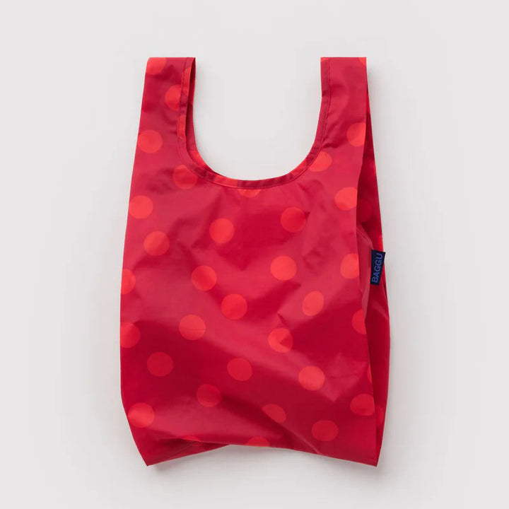 TOTE BAG - Baggu, Red Polka Dot Baby Baggu