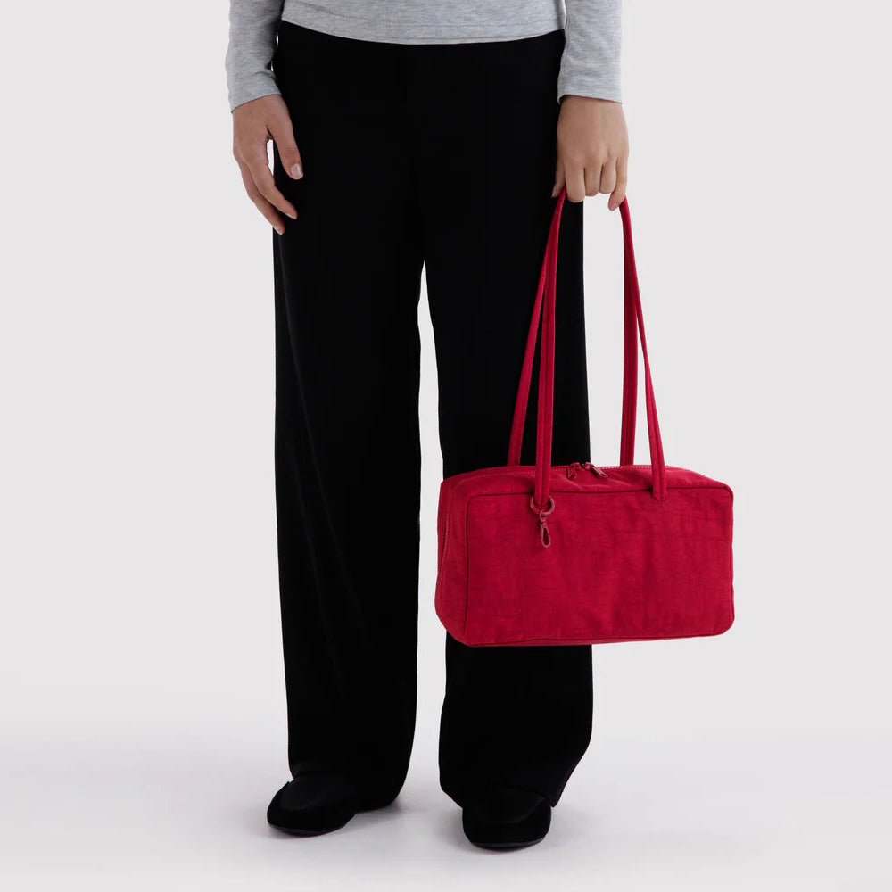 BORSA - Baggu, borsa bowler Blurred Gingham Brown