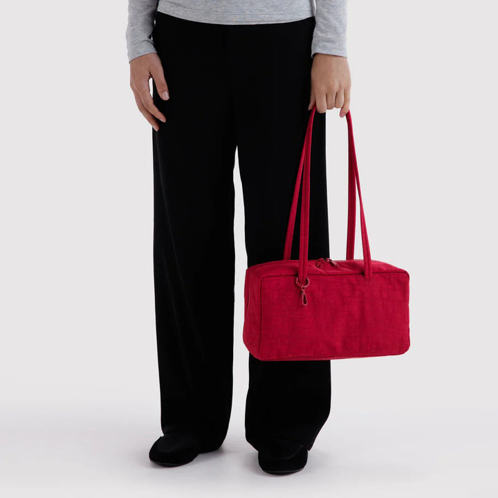 BORSA - Baggu, borsa bowler Blurred Gingham Brown
