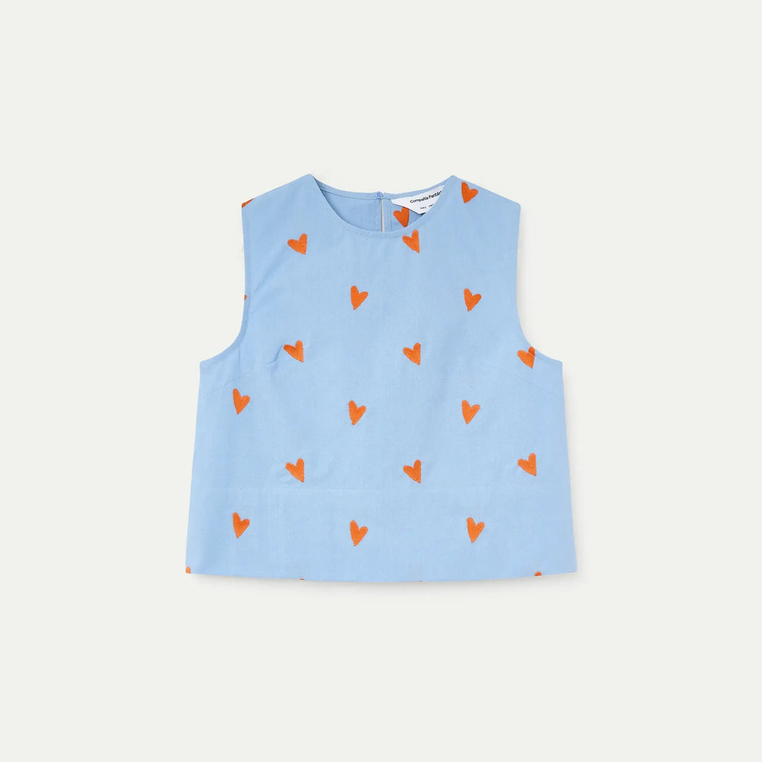 TOP - Compañía Fantástica, blu scuro con applicazione di stelle