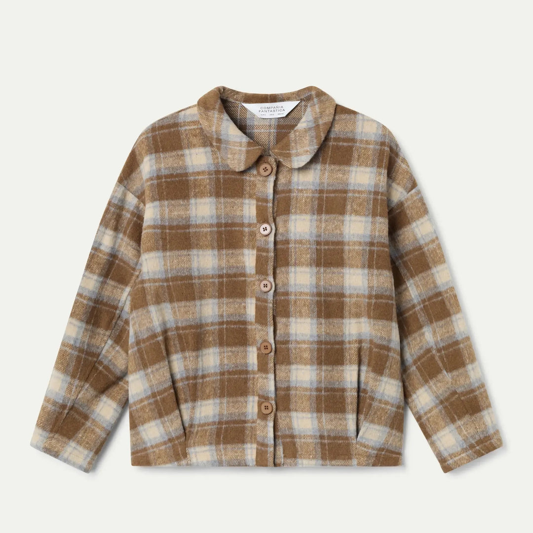 CAMISA - Compañía Fantástica, Estampado Beige Checks