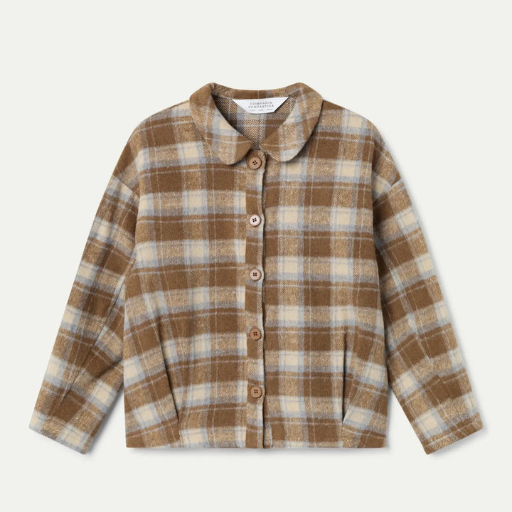 CAMISA - Compañía Fantástica, Estampado Beige Checks