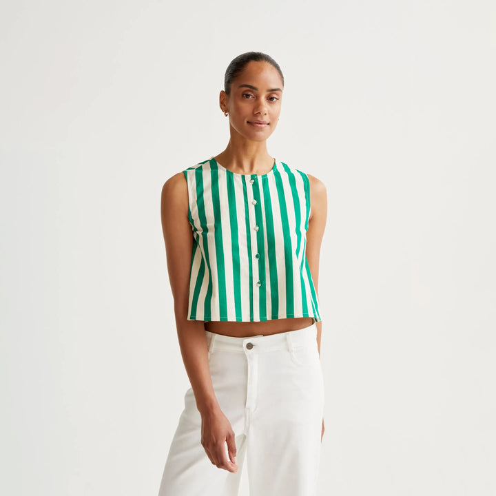 TOP - Compañía Fantástica, Estampado Bamboo Green