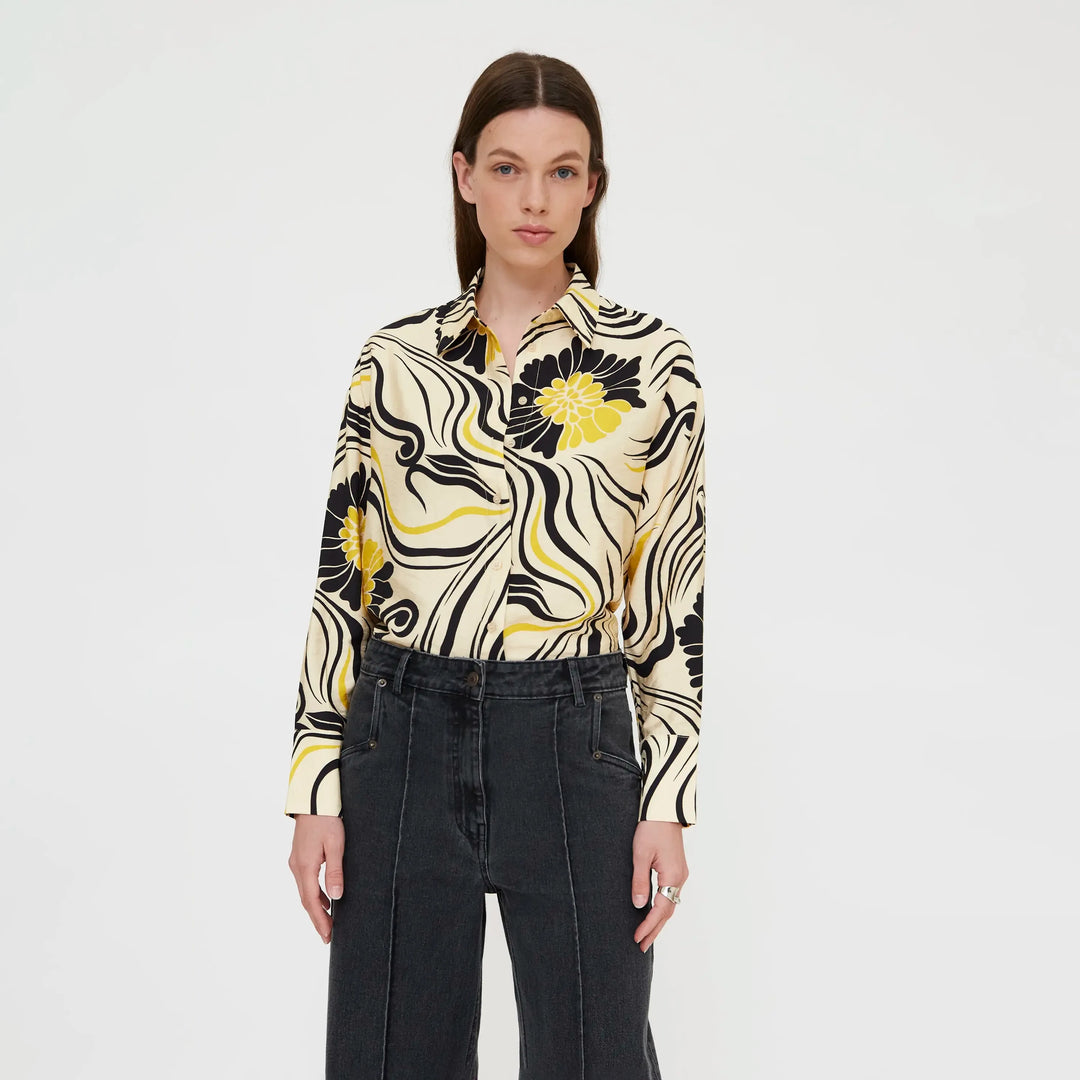 CAMICIA - Wild Pony, Misto lino verde