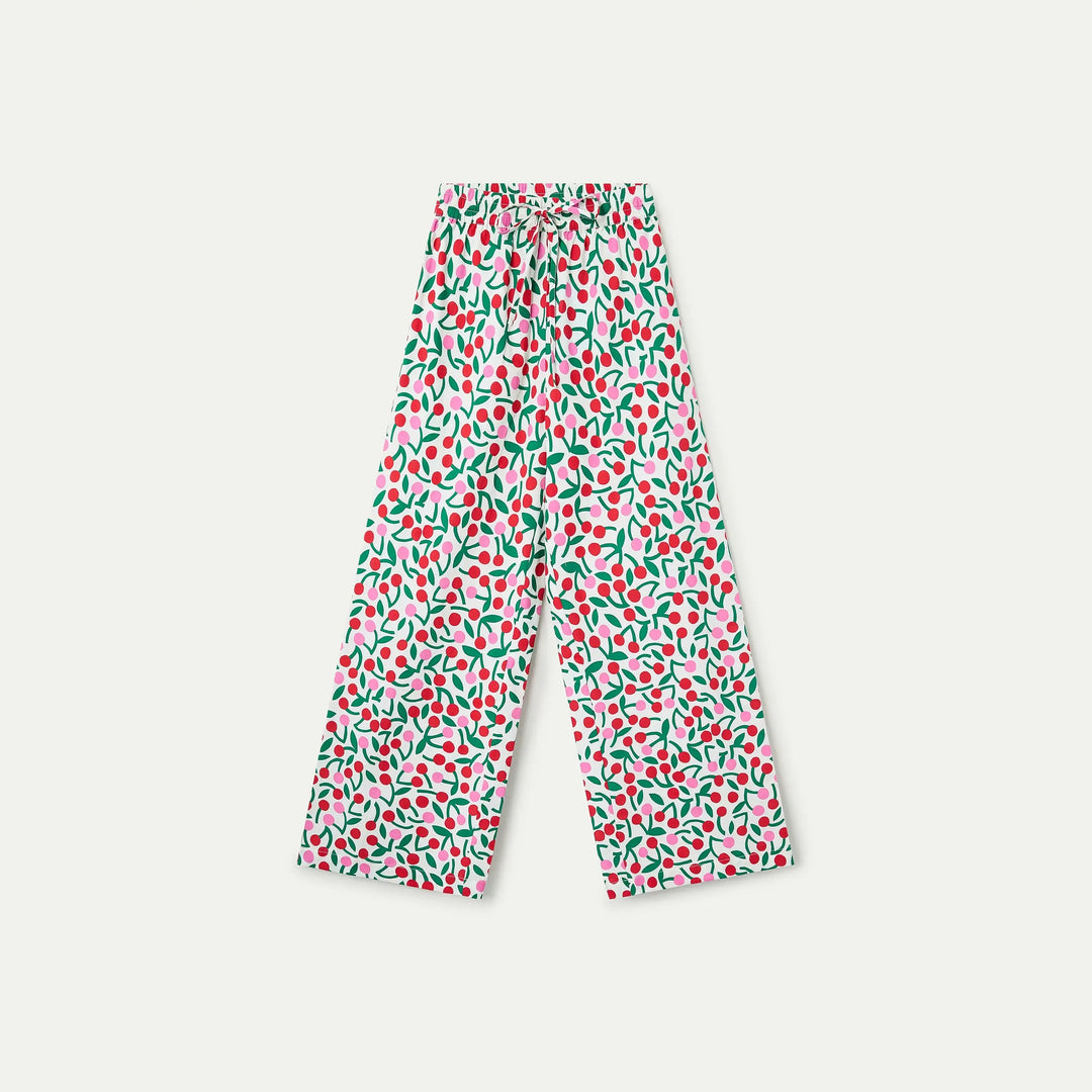 PANTALÓN - Compañía Fantástica, Estampado Guinda