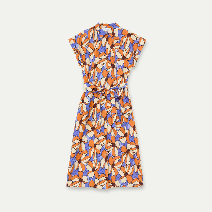 VESTIDO - Compañía Fantástica, Midi Con Estampado Marigold