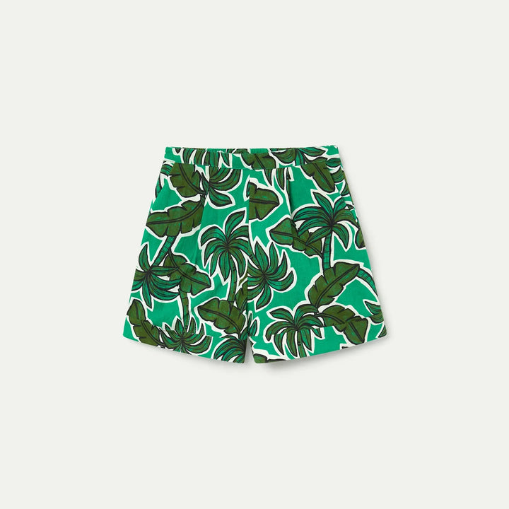 SHORTS - Compañía Fantástica, Con Estampado Palm Tree
