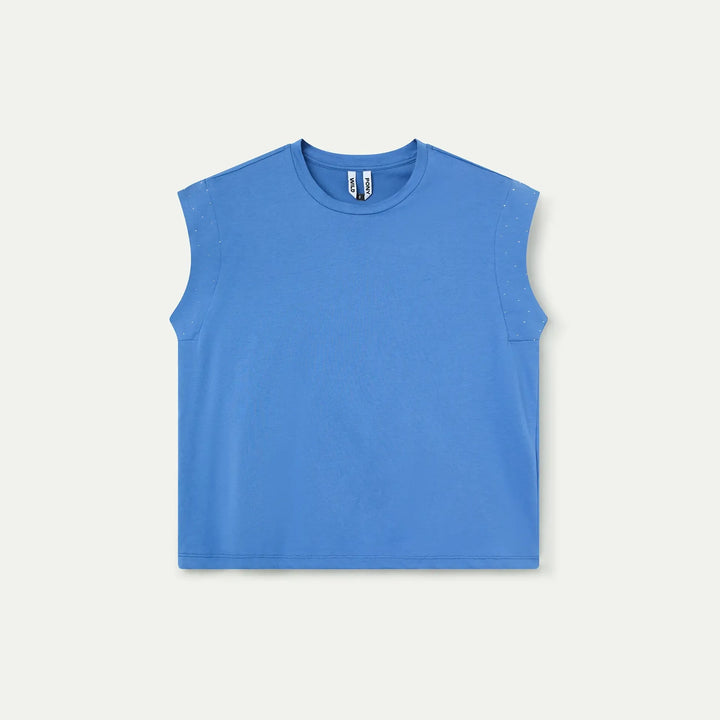CAMISETA - Wild Pony,  Manga Corta Azul