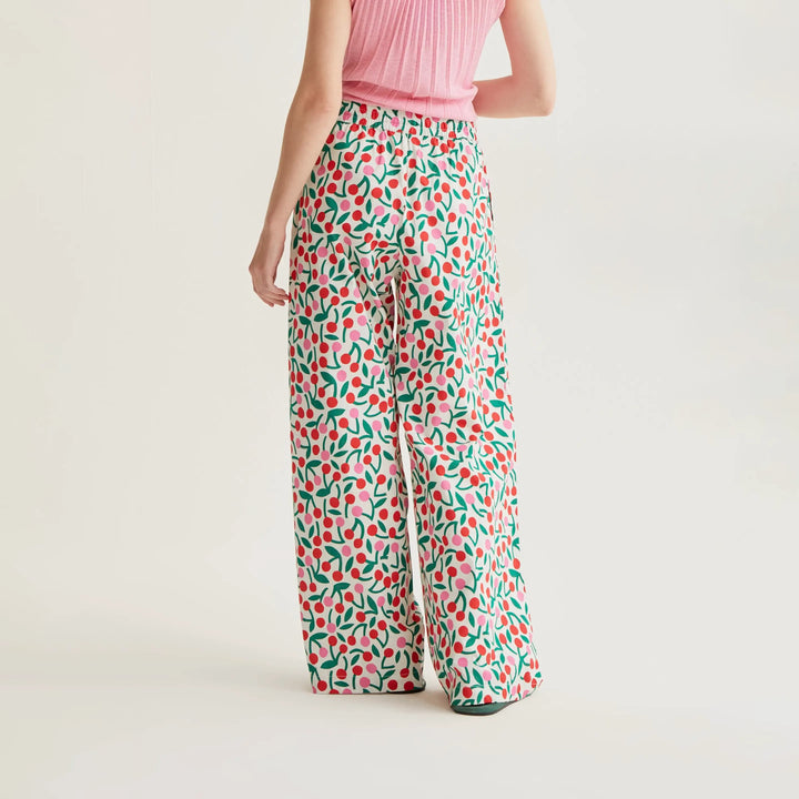 PANTALÓN - Compañía Fantástica, Estampado Guinda