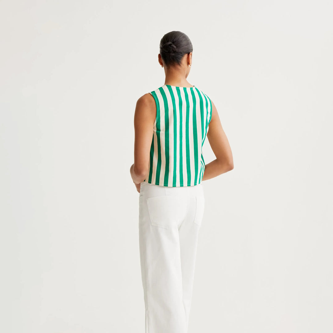 TOP - Compañía Fantástica, Estampado Bamboo Green