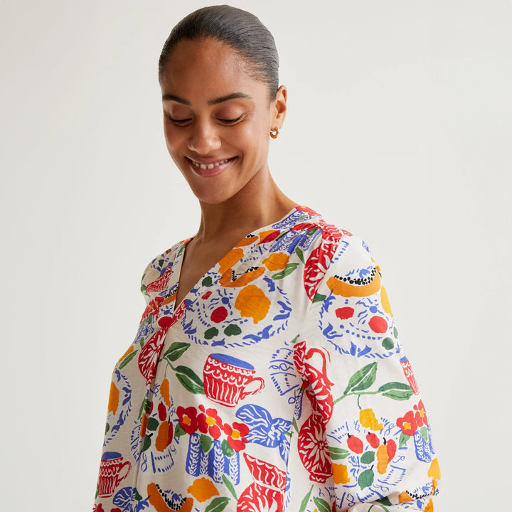VESTIDO - Compañía Fantástica, Corto con Estampado Lush