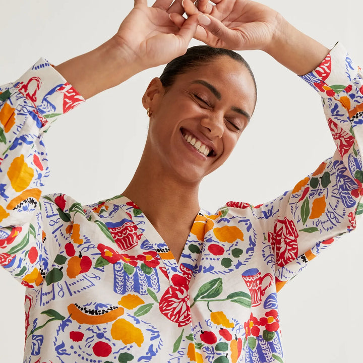 VESTIDO - Compañía Fantástica, Corto con Estampado Lush