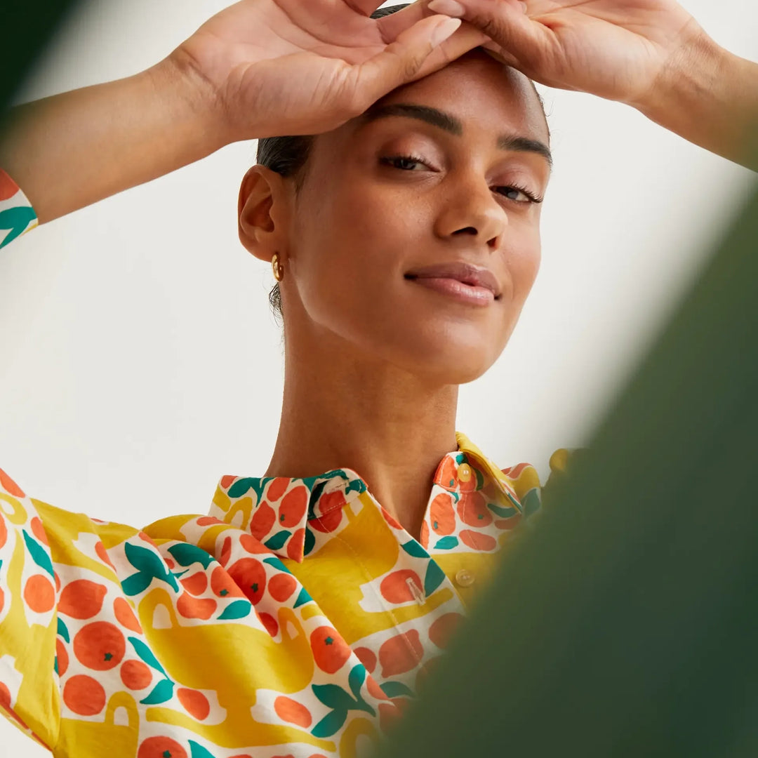 CAMISA - Compañía Fantástica, Con Estampado Citrus