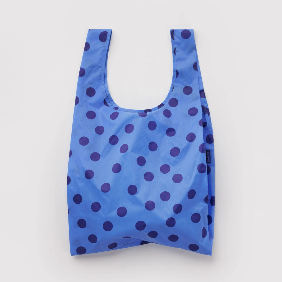 TOTE BAG - Baggu, Blue Polka Dot Standard