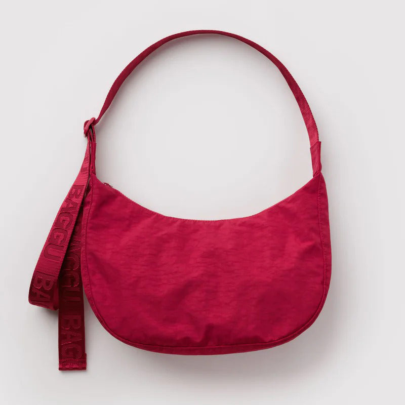BOLSO - Baggu, Cherry Medium Nylon Crescent Bag
