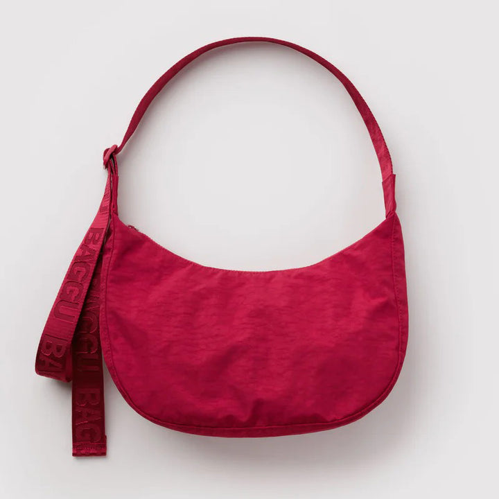 BOLSO - Baggu, Cherry Medium Nylon Crescent Bag