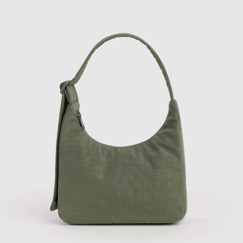 BAG - Baggu, Mini Nylon Shoulder Bag Mahogany