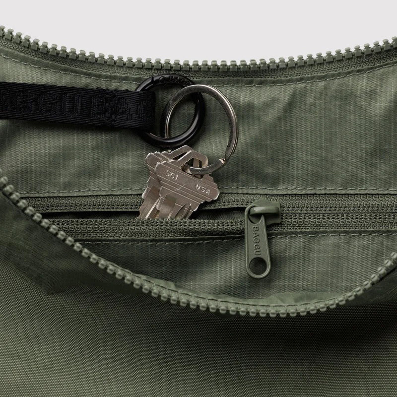BOLSO - Baggu, Caper Nylon Crescent Bag