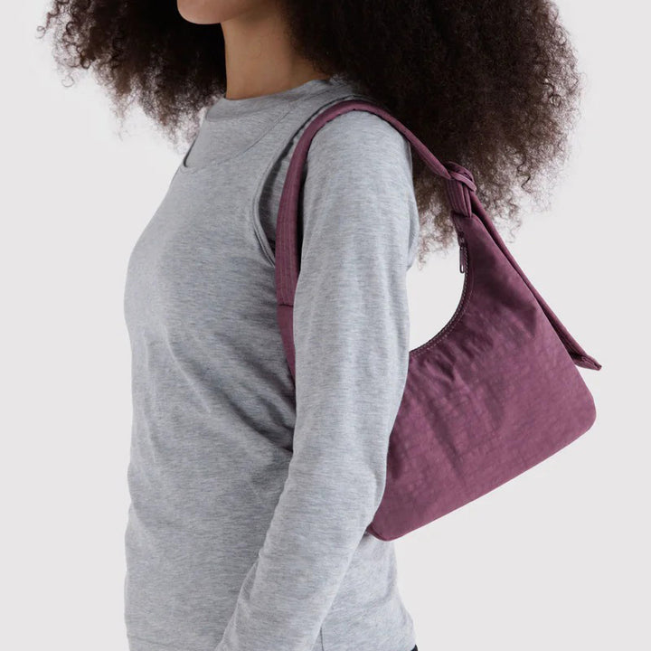 BOLSO - Baggu, Mini Nylon Shoulder Bag Wild Plum