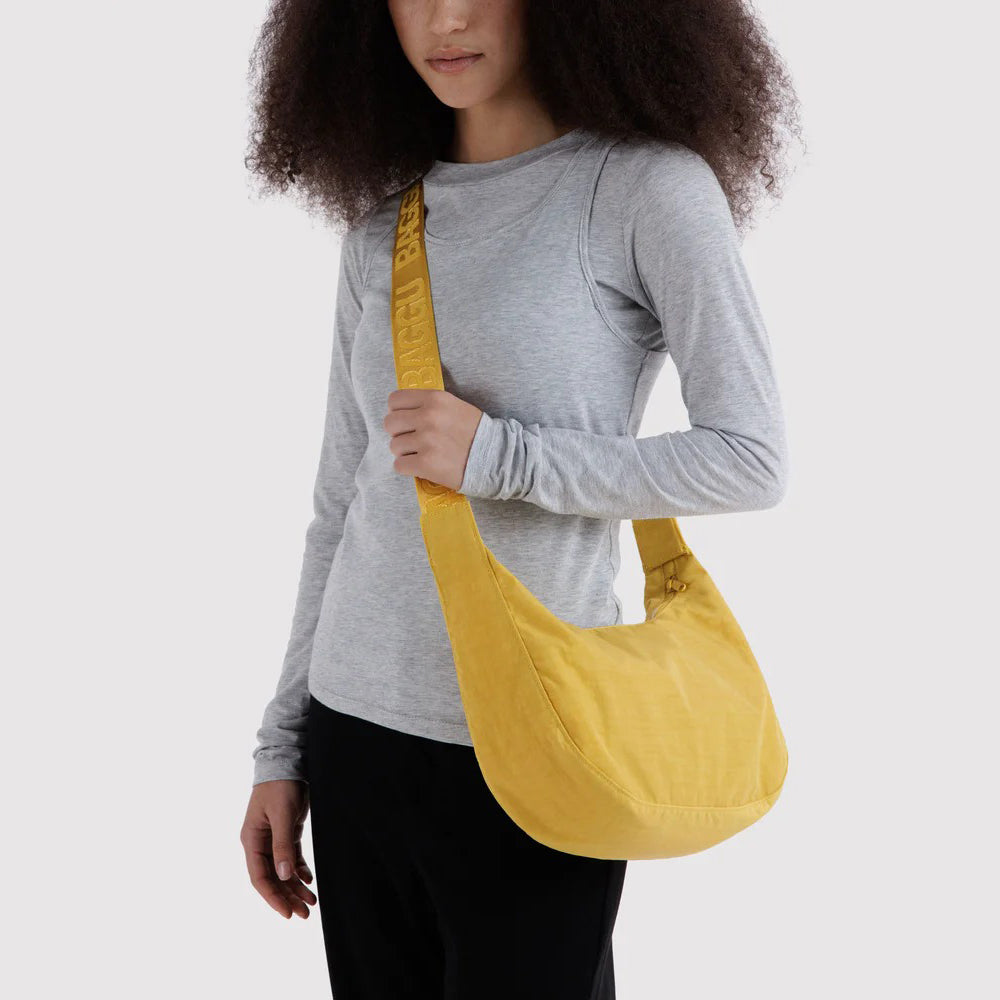 BOLSO - Baggu, Sunflower Nylon Crescent Bag