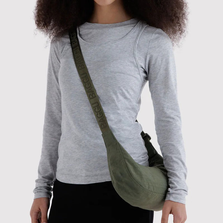 BOLSO - Baggu, Caper Small Nylon Crescent Bag