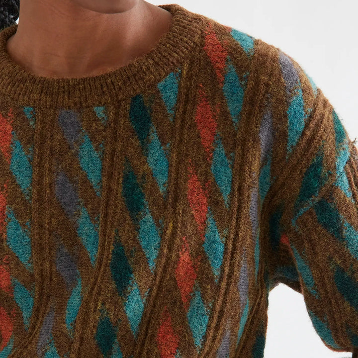 Jersey estampado geométrico multicolor de Compañía Fantástica para mujer – foto 3