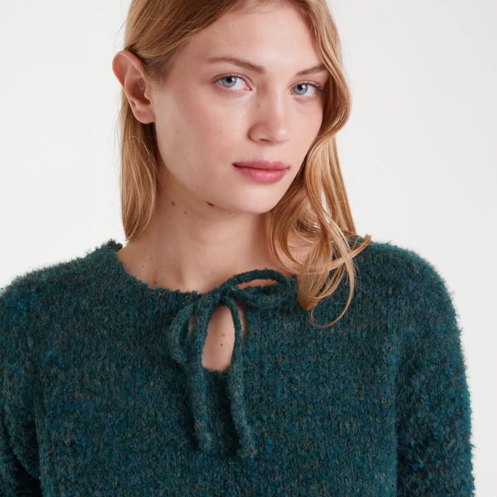 JERSEY - Compañía Fantástica, Punto con textura verde