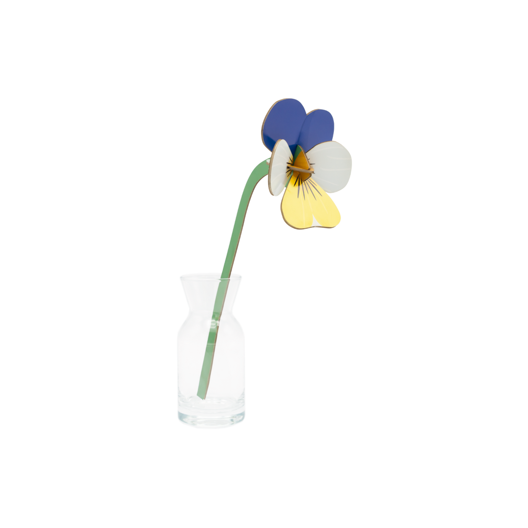 Maqueta flor de cartón Wild Pansy de Studio Roof – foto 1