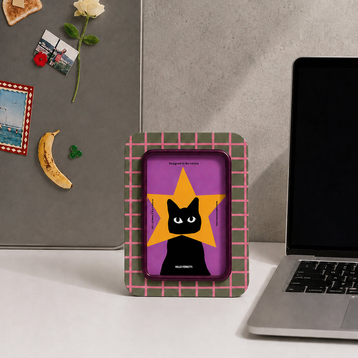 Marco de fotos Gato Superstar Stripe de Helio Ferretti – foto 1
