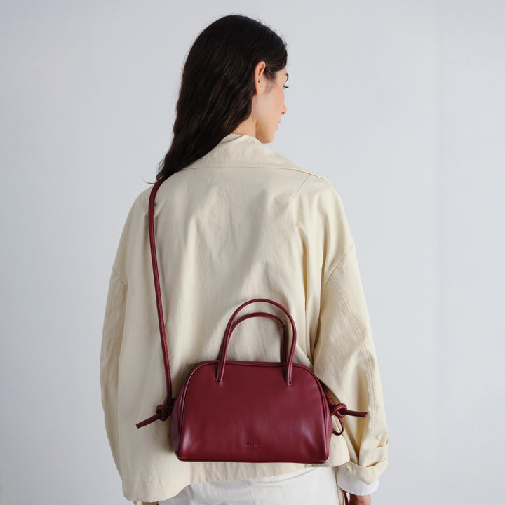 BORSA - Ölend, Mini Brooklyn Bag Cherry red