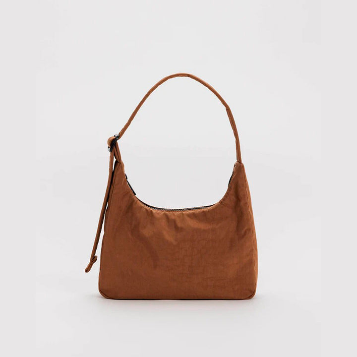 BOLSO - Baggu, Mini Nylon Shoulder Brown