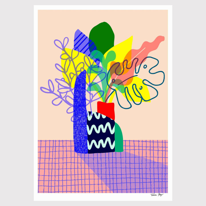 ILUSTRACIÓN - Teresa Rego, Monstera Leaf