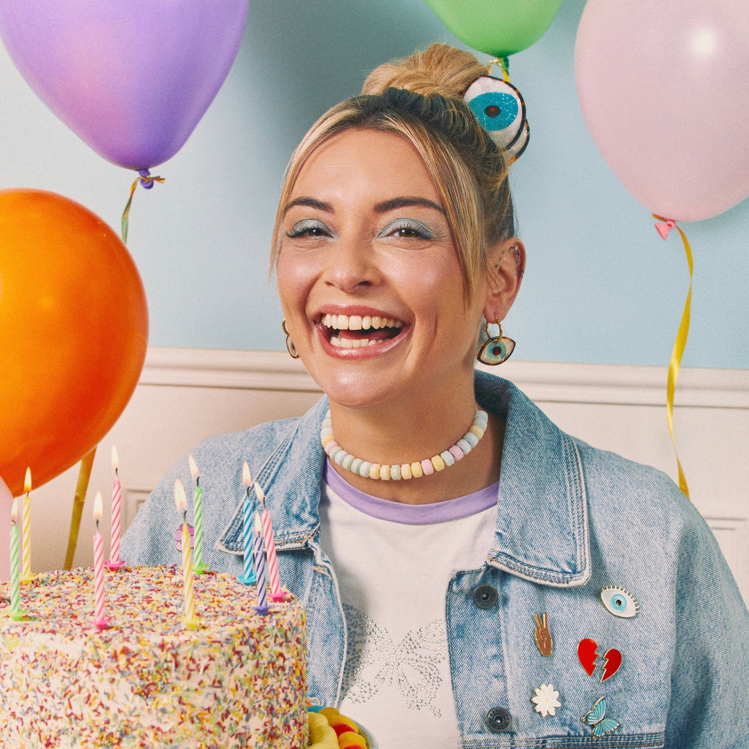 PINZA DE PELO - Coucou Suzette, Ojo azul glitter