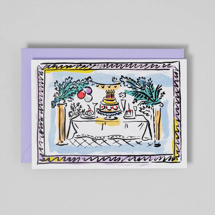 GREETING CARD - Wrap Magazine, Hooray Champagne