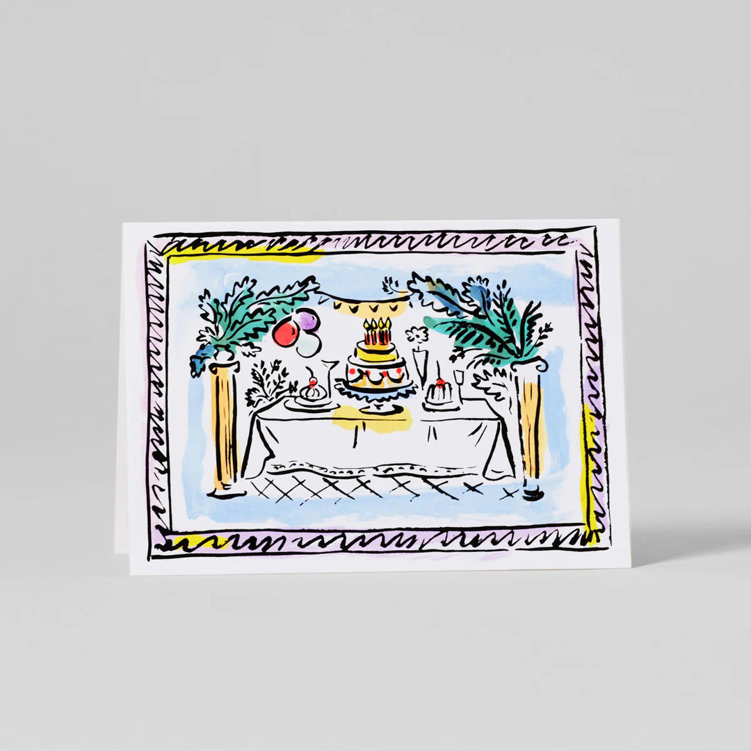 GREETING CARD - Wrap Magazine, Hooray Champagne