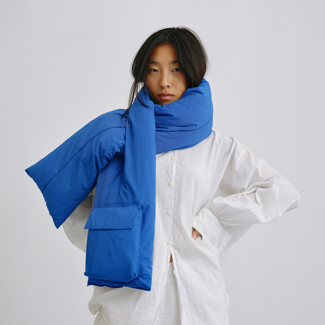 BUFANDA - Ölend, Padded Scarf Cobalt Blue