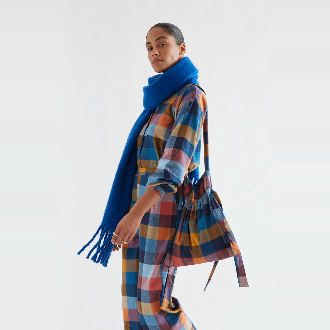 Pantalón algodón de cuadros multicolor de Compañía Fantástica para mujer – foto 5
