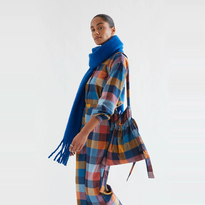 Pantalón algodón de cuadros multicolor de Compañía Fantástica para mujer – foto 5