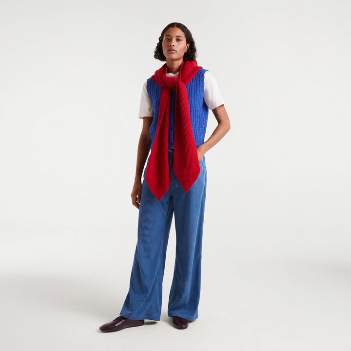 PANTALÓN - Compañía Fantástica, Recto de pana azul