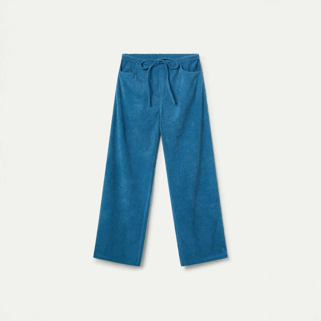 PANTALÓN - Compañía Fantástica, Recto de pana azul