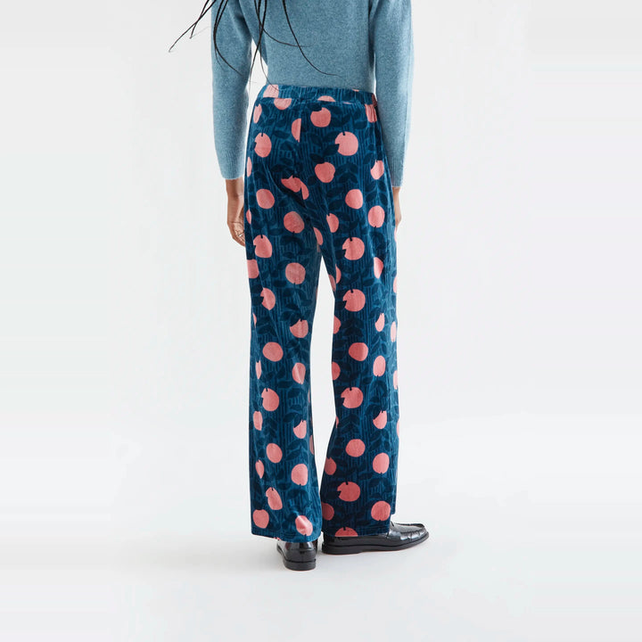 Pantalón terciopelo con estampado Lychee de Compañía Fantástica para mujer – foto 2