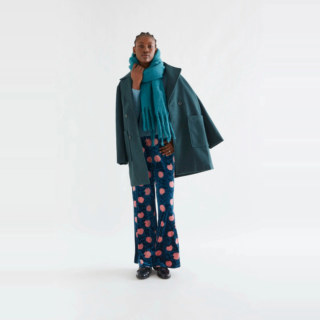 Pantalón terciopelo con estampado Lychee de Compañía Fantástica para mujer – foto 4
