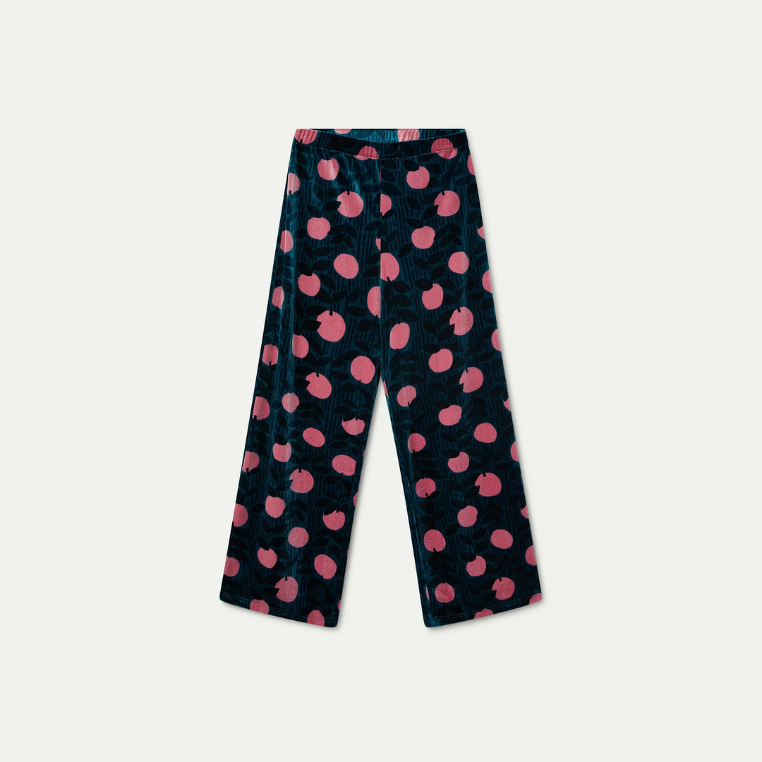 Pantalón terciopelo con estampado Lychee de Compañía Fantástica para mujer – foto 6