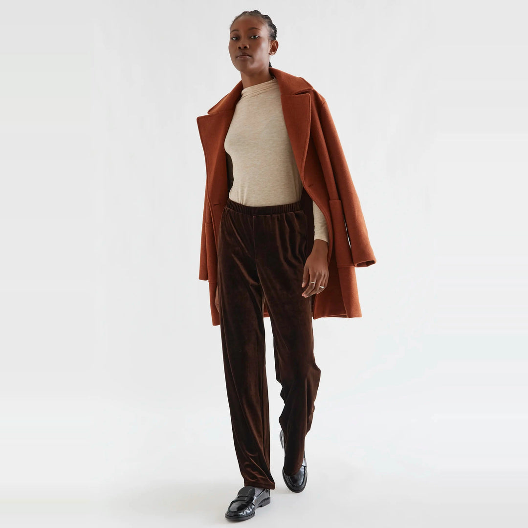 Pantalón terciopelo marrón de Compañía Fantástica para mujer – foto 5