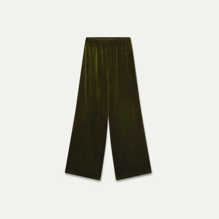 Pantalón terciopelo verde oliva de Compañía Fantástica para mujer – foto 6